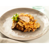 Arroz meloso de boletus y secreto